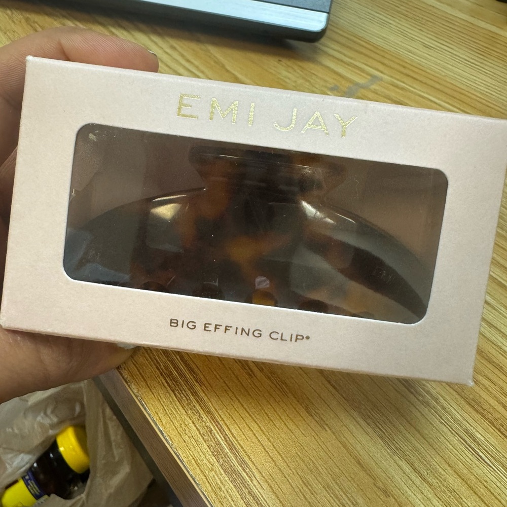 Emi Jay Big Effing Clip - Tortoise Shell